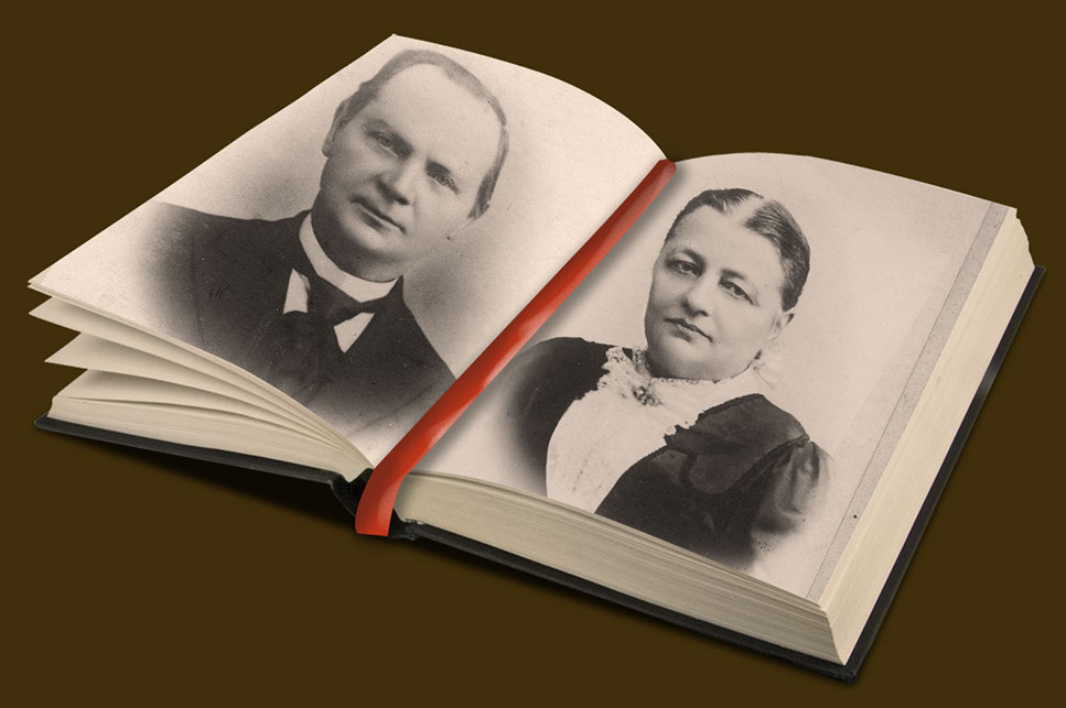 foto van Léandere en Anna Petit